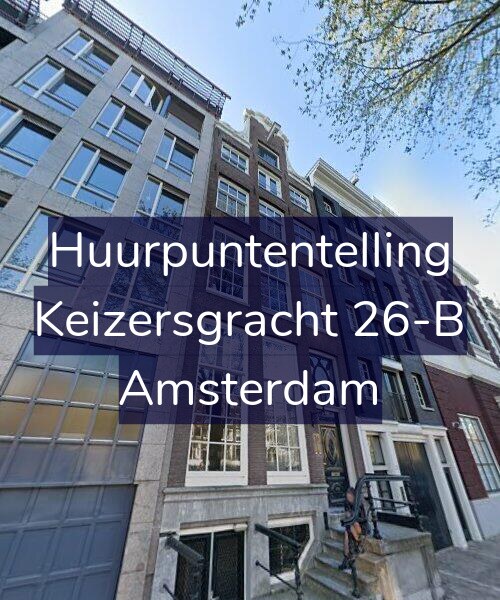 Foto gevel Huurpuntentelling voor Keizersgracht 26-B, Amsterdam