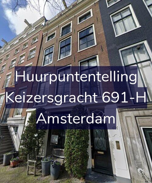 Foto gevel Huurpuntentelling voor Keizersgracht 691-H, Amsterdam