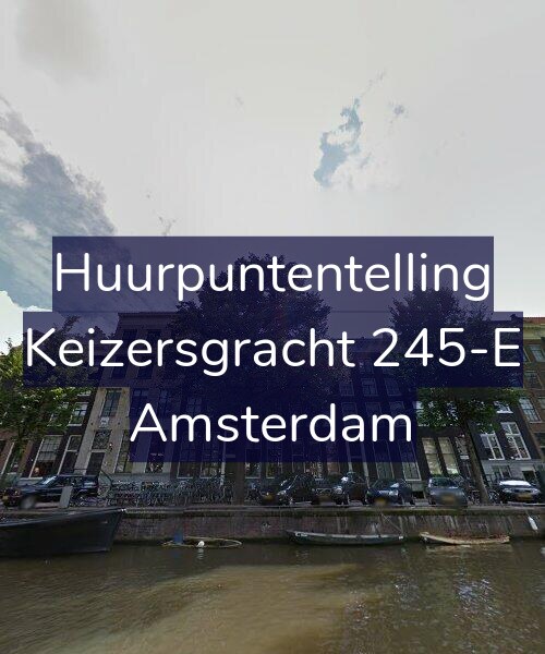Foto gevel Huurpuntentelling voor Keizersgracht 245-E, Amsterdam