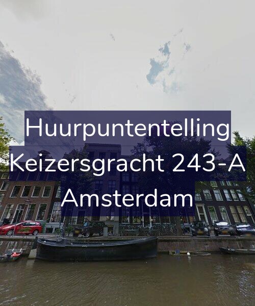 Foto gevel Huurpuntentelling voor Keizersgracht 243-A, Amsterdam