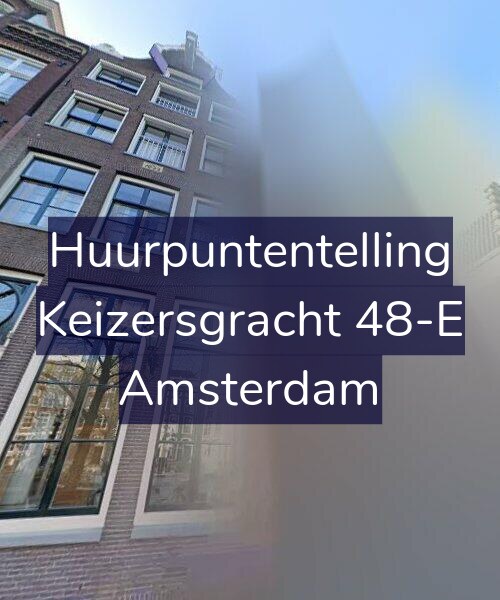 Foto gevel Huurpuntentelling voor Keizersgracht 48-E, Amsterdam
