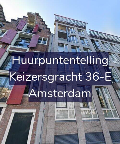 Foto gevel Huurpuntentelling voor Keizersgracht 36-E, Amsterdam