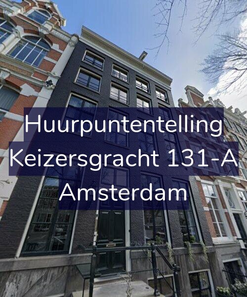 Foto gevel Huurpuntentelling voor Keizersgracht 131-A, Amsterdam