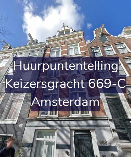 Foto gevel Huurpuntentelling voor Keizersgracht 669-C, Amsterdam