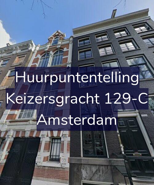 Foto gevel Huurpuntentelling voor Keizersgracht 129-C, Amsterdam