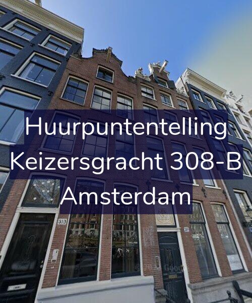 Foto gevel Huurpuntentelling voor Keizersgracht 308-B, Amsterdam
