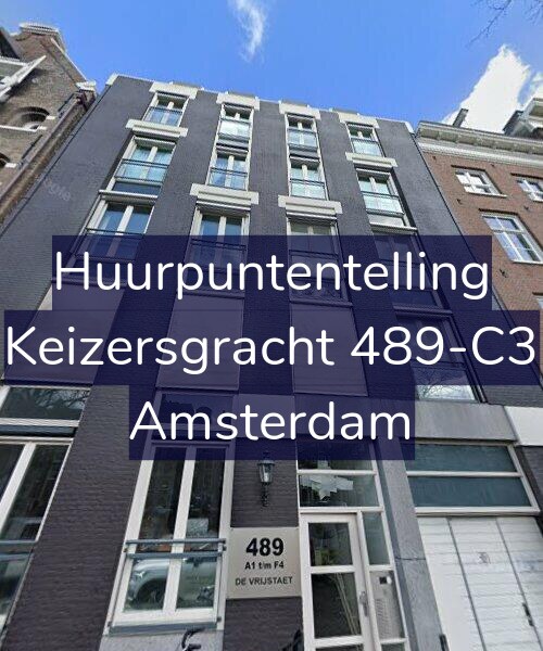 Foto gevel Huurpuntentelling voor Keizersgracht 489-C3, Amsterdam