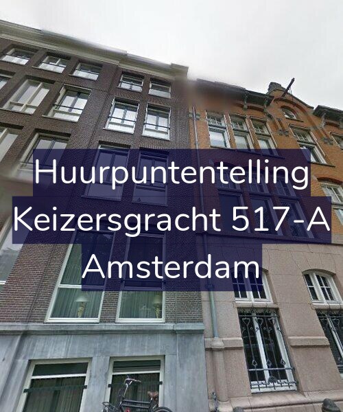 Foto gevel Huurpuntentelling voor Keizersgracht 517-A, Amsterdam