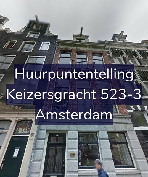 Foto gevel Huurpuntentelling voor Keizersgracht 523-3, Amsterdam