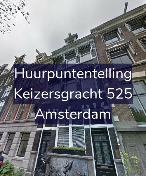 Foto gevel Huurpuntentelling voor Keizersgracht 525, Amsterdam