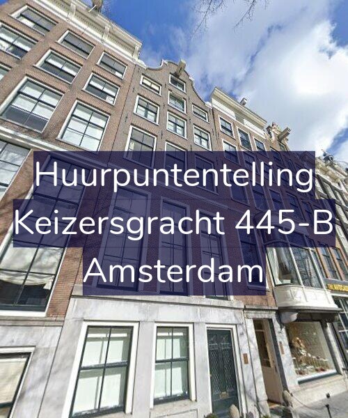 Foto gevel Huurpuntentelling voor Keizersgracht 445-B, Amsterdam