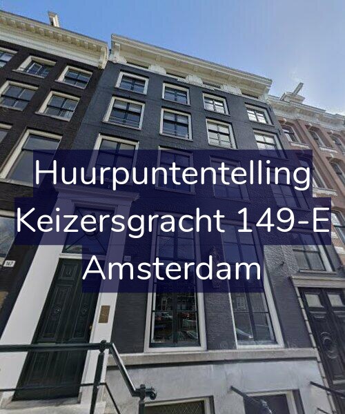 Foto gevel Huurpuntentelling voor Keizersgracht 149-E, Amsterdam