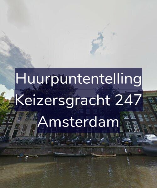 Foto gevel Huurpuntentelling voor Keizersgracht 247, Amsterdam