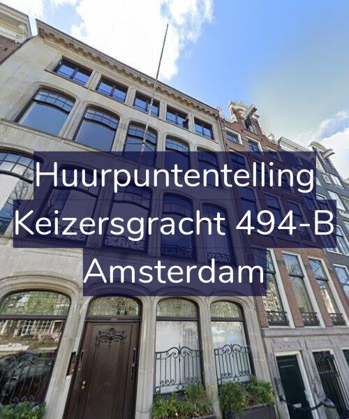 Foto gevel Huurpuntentelling voor Keizersgracht 494-B, Amsterdam