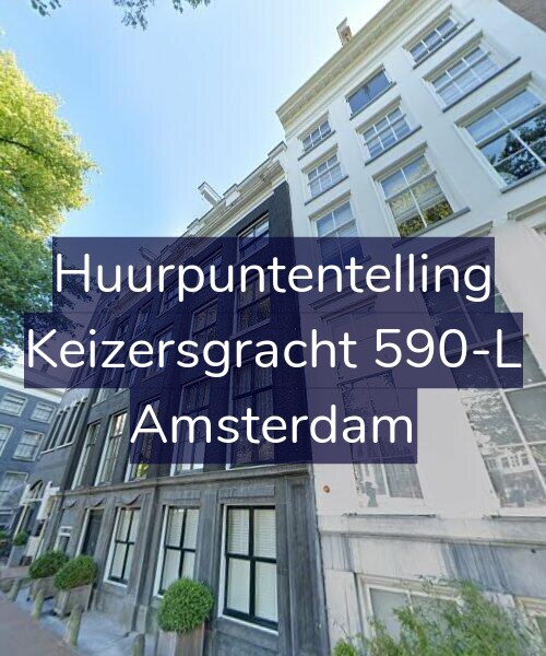 Foto gevel Huurpuntentelling voor Keizersgracht 590-L, Amsterdam