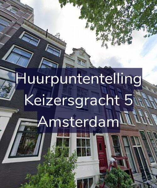 Foto gevel Huurpuntentelling voor Keizersgracht 5, Amsterdam