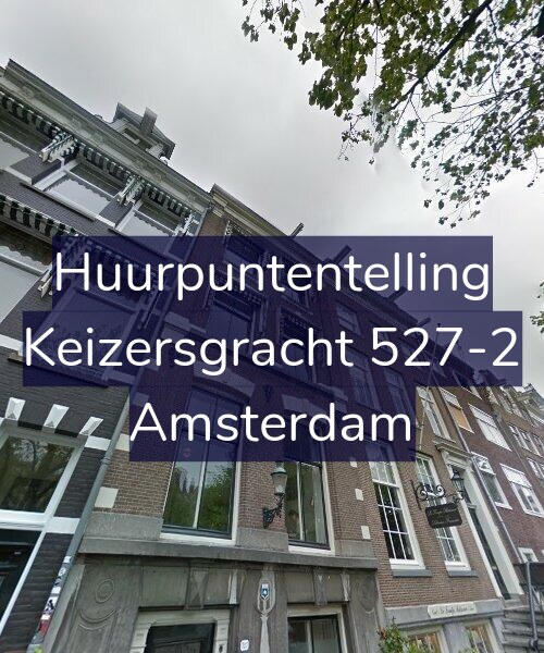 Foto gevel Huurpuntentelling voor Keizersgracht 527-2, Amsterdam