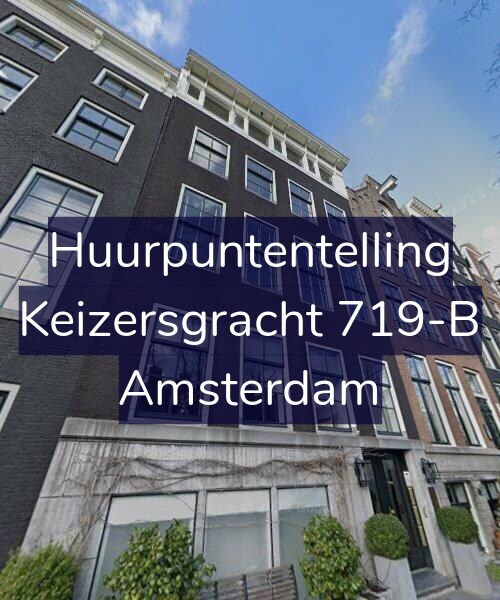Foto gevel Huurpuntentelling voor Keizersgracht 719-B, Amsterdam