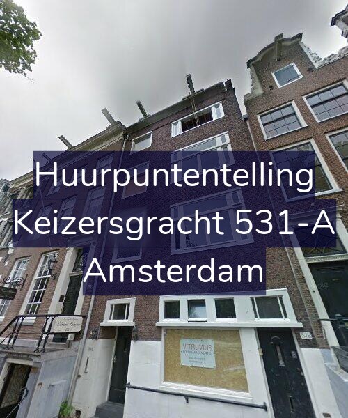 Foto gevel Huurpuntentelling voor Keizersgracht 531-A, Amsterdam