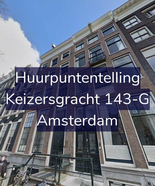 Foto gevel Huurpuntentelling voor Keizersgracht 143-G, Amsterdam