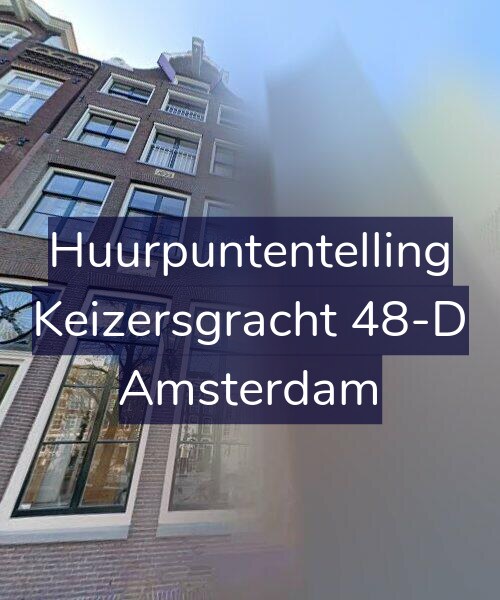 Foto gevel Huurpuntentelling voor Keizersgracht 48-D, Amsterdam