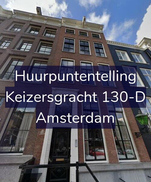 Foto gevel Huurpuntentelling voor Keizersgracht 130-D, Amsterdam