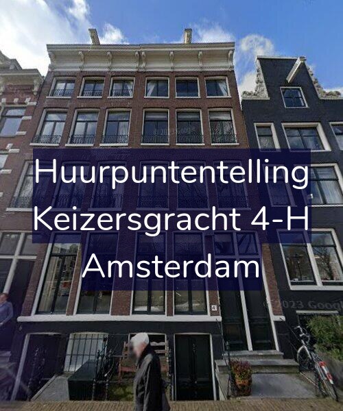 Foto gevel Huurpuntentelling voor Keizersgracht 4-H, Amsterdam