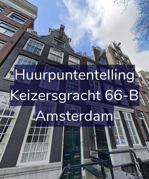 Foto gevel Huurpuntentelling voor Keizersgracht 66-B, Amsterdam