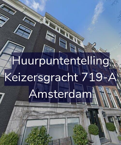 Foto gevel Huurpuntentelling voor Keizersgracht 719-A, Amsterdam