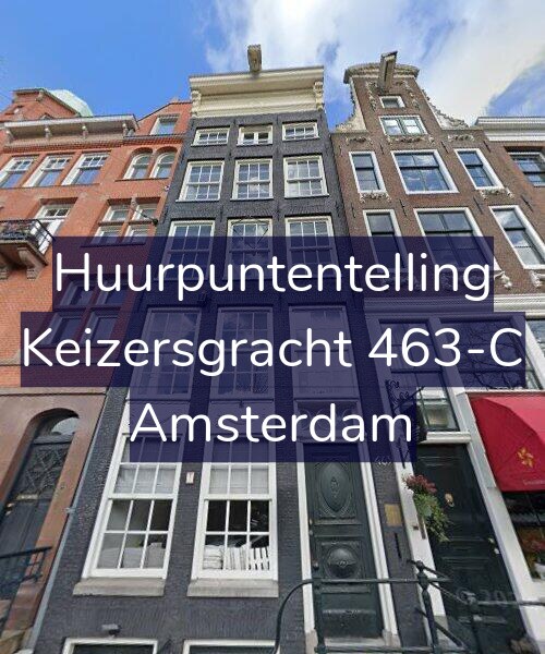 Foto gevel Huurpuntentelling voor Keizersgracht 463-C, Amsterdam
