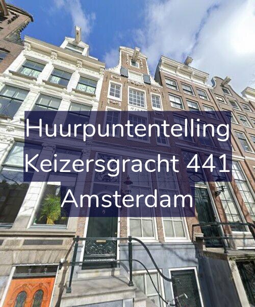 Foto gevel Huurpuntentelling voor Keizersgracht 441, Amsterdam