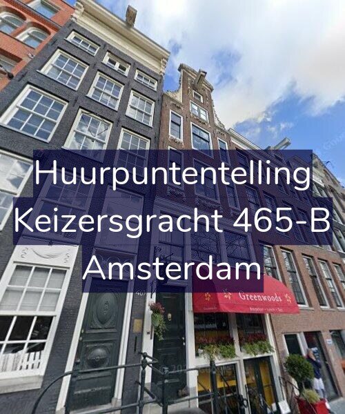 Foto gevel Huurpuntentelling voor Keizersgracht 465-B, Amsterdam