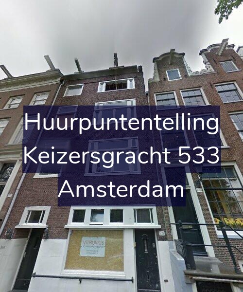 Foto gevel Huurpuntentelling voor Keizersgracht 533, Amsterdam