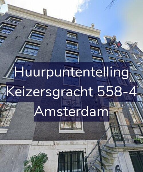 Foto gevel Huurpuntentelling voor Keizersgracht 558-4, Amsterdam