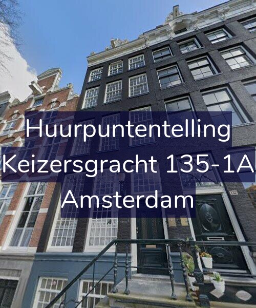 Foto gevel Huurpuntentelling voor Keizersgracht 135-1A, Amsterdam