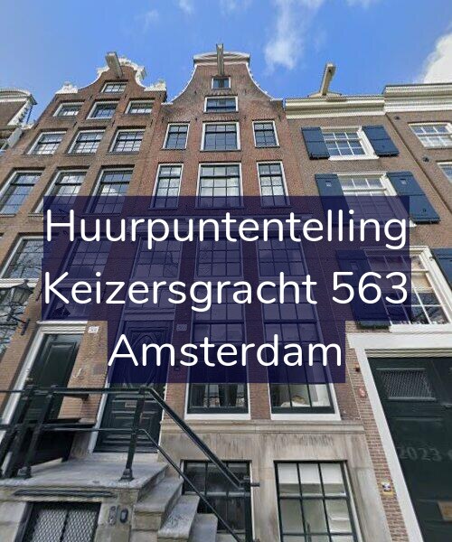 Foto gevel Huurpuntentelling voor Keizersgracht 563, Amsterdam