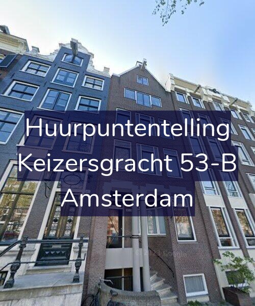 Foto gevel Huurpuntentelling voor Keizersgracht 53-B, Amsterdam