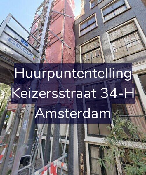 Foto gevel Huurpuntentelling voor Keizersstraat 34-H, Amsterdam