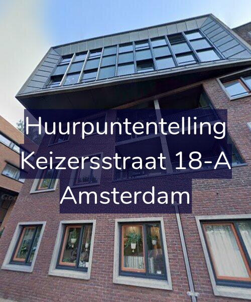 Foto gevel Huurpuntentelling voor Keizersstraat 18-A, Amsterdam