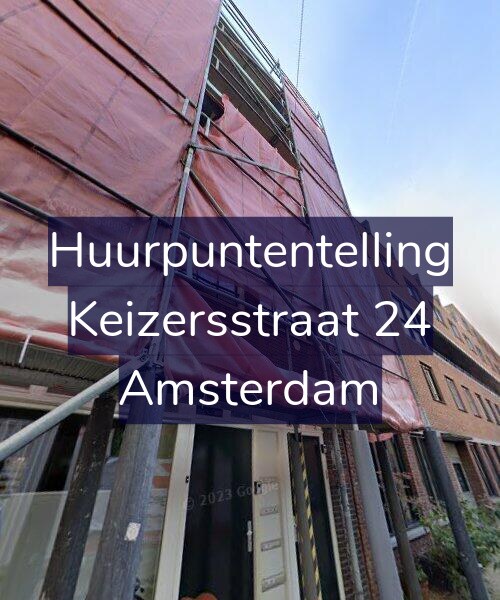 Foto gevel Huurpuntentelling voor Keizersstraat 24, Amsterdam