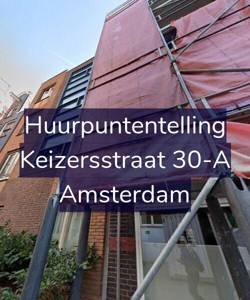 Foto gevel Huurpuntentelling voor Keizersstraat 30-A, Amsterdam
