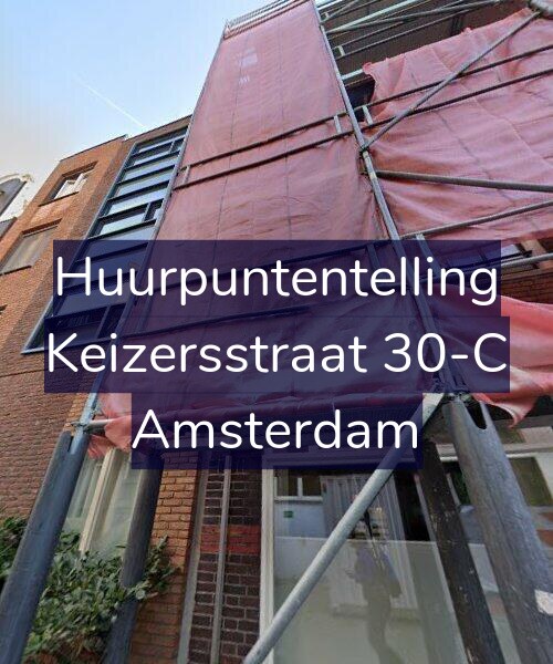 Foto gevel Huurpuntentelling voor Keizersstraat 30-C, Amsterdam