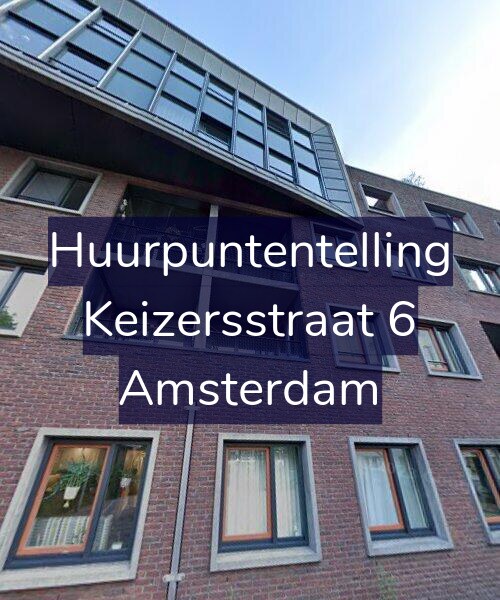 Foto gevel Huurpuntentelling voor Keizersstraat 6, Amsterdam
