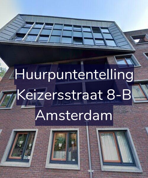 Foto gevel Huurpuntentelling voor Keizersstraat 8-B, Amsterdam