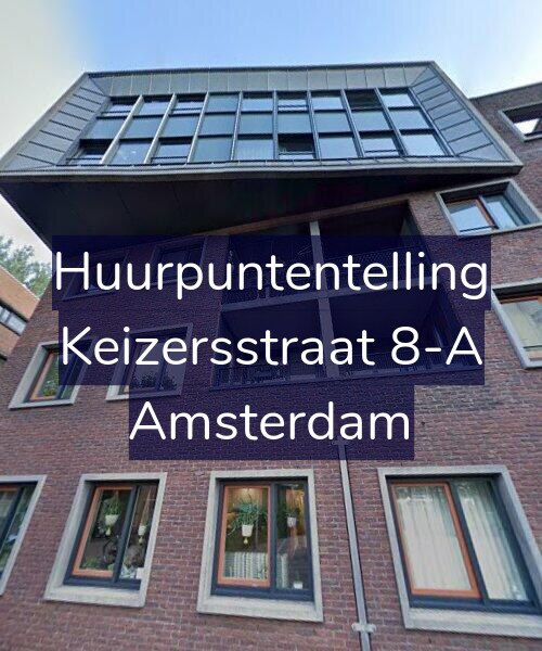 Foto gevel Huurpuntentelling voor Keizersstraat 8-A, Amsterdam