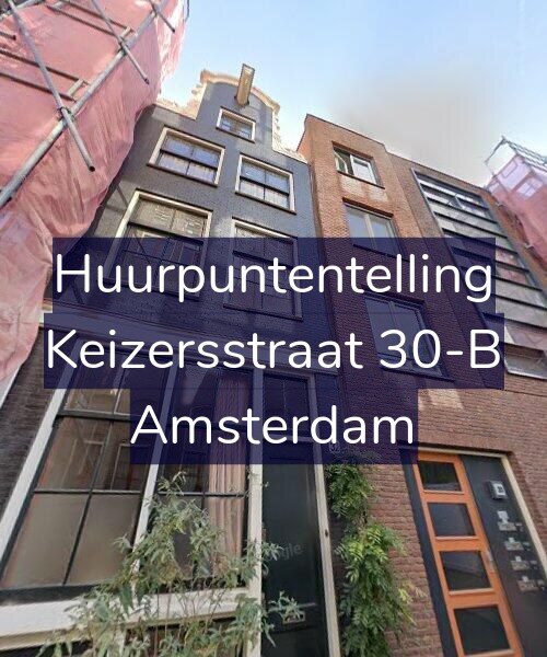 Foto gevel Huurpuntentelling voor Keizersstraat 30-B, Amsterdam