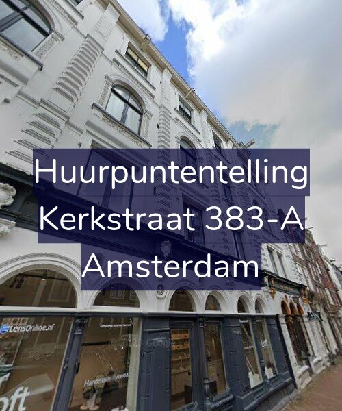 Foto gevel Huurpuntentelling voor Kerkstraat 383-A, Amsterdam