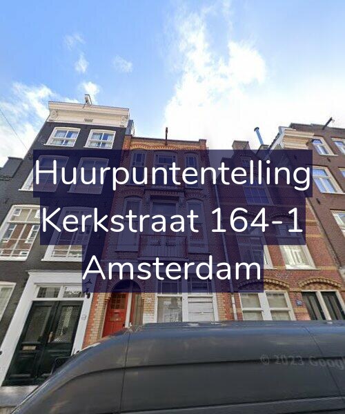 Foto gevel Huurpuntentelling voor Kerkstraat 164-1, Amsterdam