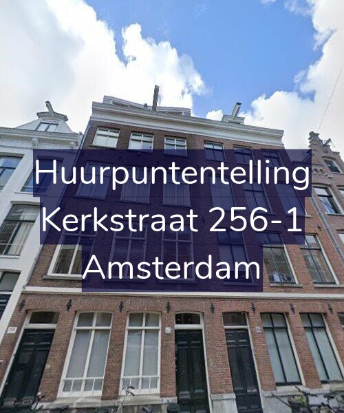 Foto gevel Huurpuntentelling voor Kerkstraat 256-1, Amsterdam