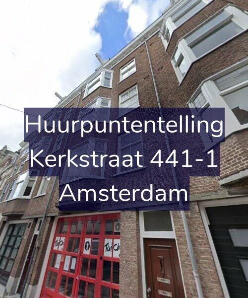 Foto gevel Huurpuntentelling voor Kerkstraat 441-1, Amsterdam